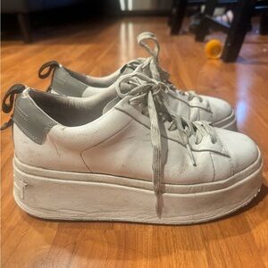 Ash platform sneakers